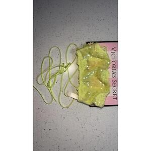 NWT Victoria's Secret Yellow Sequin Bralette Size S